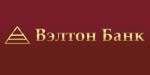 Логотип банка ВЭЛТОН БАНК